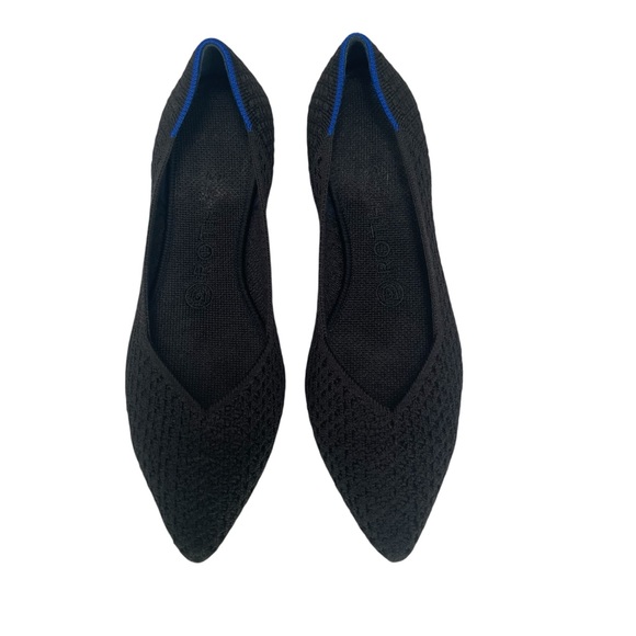 Rothy's Shoes - Rothy's Black Flats Elegant Minimalist Design